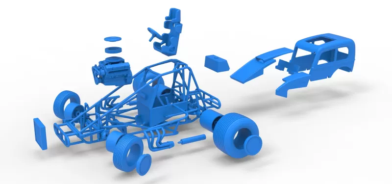 Super rod Version 1 while turning Scale 1:25 - Model preview 28