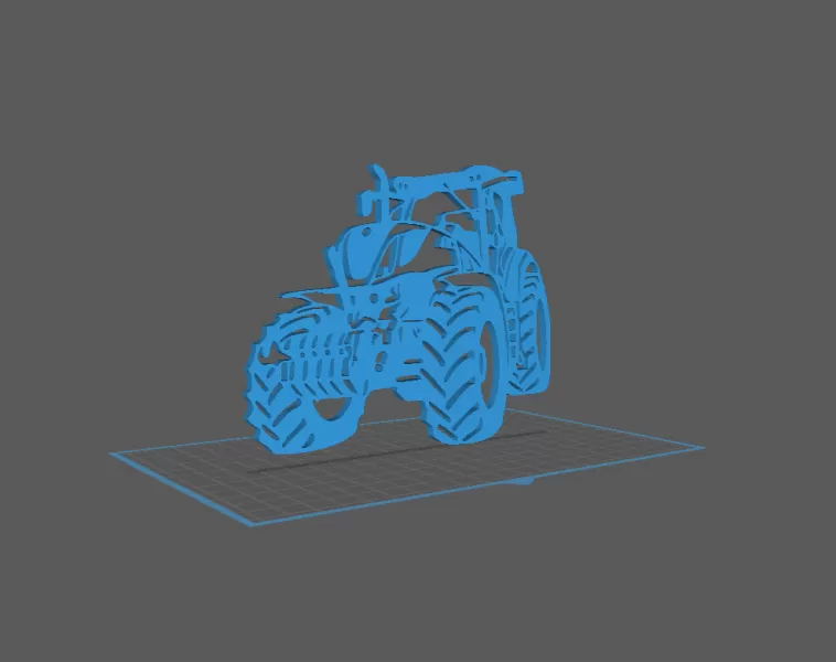 Tractor - New Holland Wall Art - Model preview 1