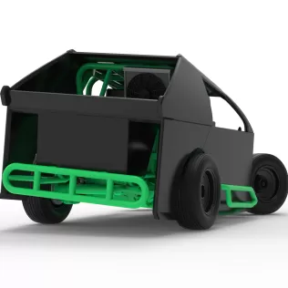 Mod Lite Race car while turning Scale 1:25 - Model thumbnail 19