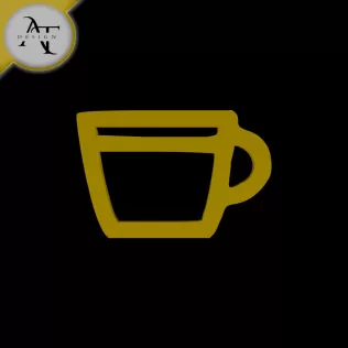 Simple Coffee Cup Symbol - 2D Art
