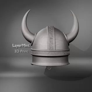 Epic Viking Horned Helmet - Model thumbnail 4