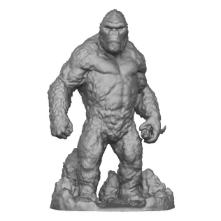 Giant King Kong Statue 3D Printable Model