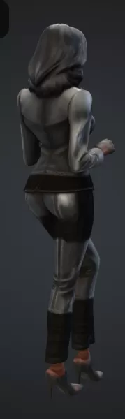 Frau mit dunklen haaren - Model preview 3