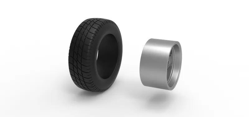 Rear wheel of BriSCA Formula 2 Stock Car Scale 1:25 - Model preview 10