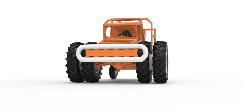 Racing Combine Harvester Base Scale 1:25 - Model preview 6