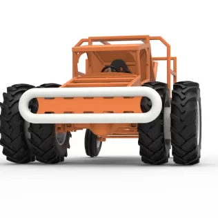 Racing Combine Harvester Base Scale 1:25 - Model thumbnail 6