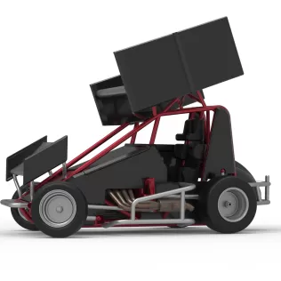 New Zealand Minisprint while turning Scale 1:25 - Model thumbnail 2