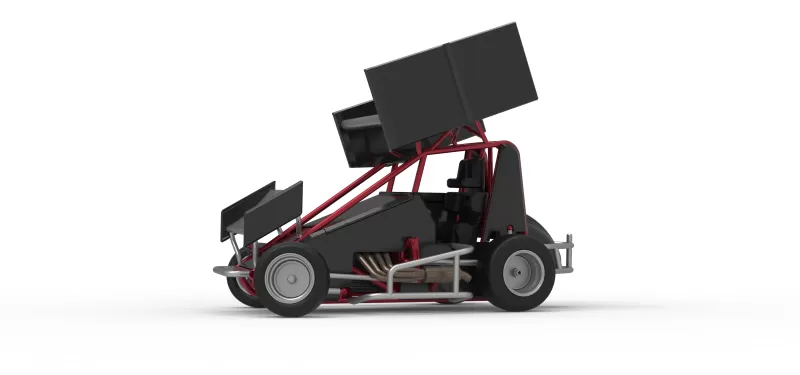 New Zealand Minisprint while turning Scale 1:25 - Model preview 2