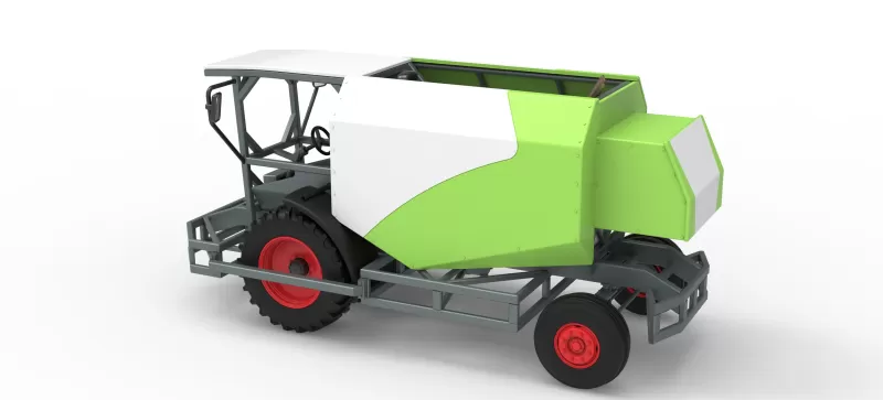 Racing Combine Harvester Scale 1:25 - Model preview 12