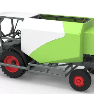 Racing Combine Harvester Scale 1:25 - Model thumbnail 12