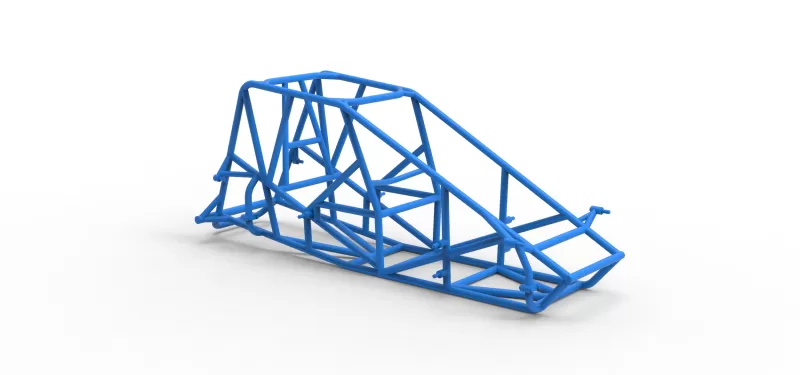 Frame of Silver Crown Car Scale 1:25 - Model preview 15