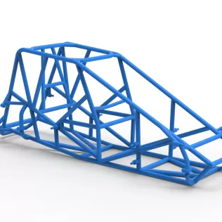 Frame of Silver Crown Car Scale 1:25 - Model thumbnail 15