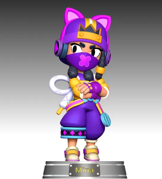 Mina - Brawl Stars - Model preview 2