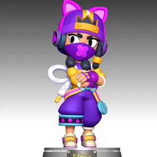 Mina - Brawl Stars - Model thumbnail 2