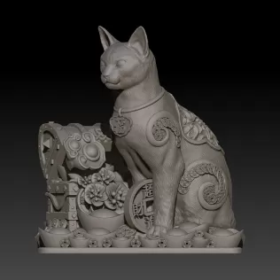 Zodiac Cat - Model thumbnail 2