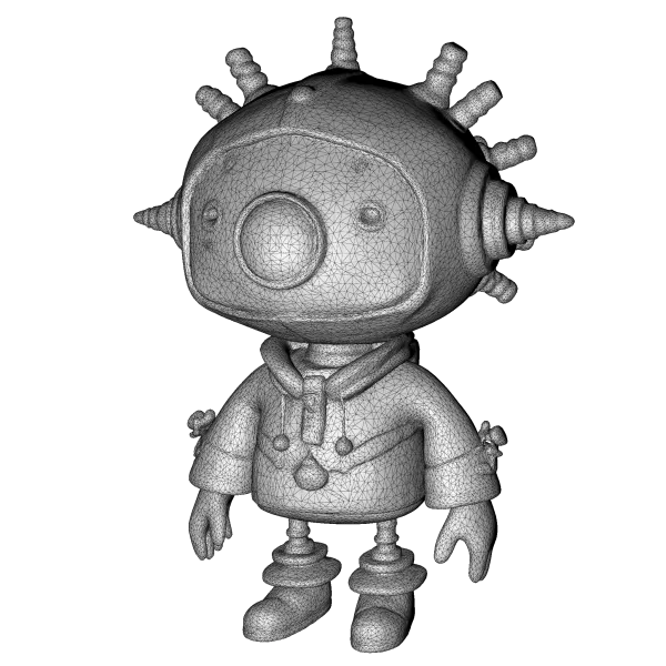 Stylized Mythic Character Pack – Kitbash High-Poly Collection - Model preview 13