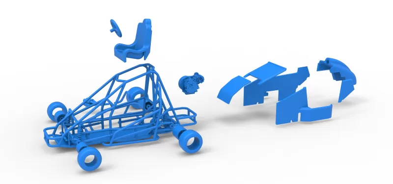 Quarter Midget Scale 1:16 - Model preview 28