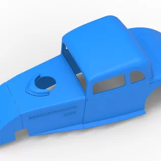 Shell of Canadian vintage modified stock car Scale 1:25 - Model thumbnail 2