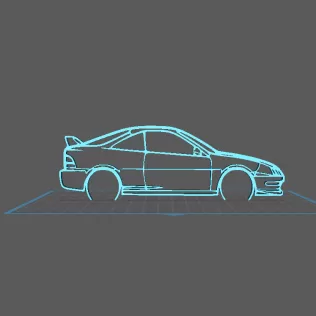 Accura - Integra Type R Wall Art