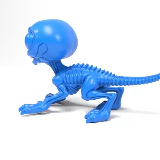 Alien dog - Model thumbnail 3