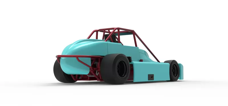 Experimental Pavement Silver Crown Car Version 3 Scale 1:25 - Model preview 19