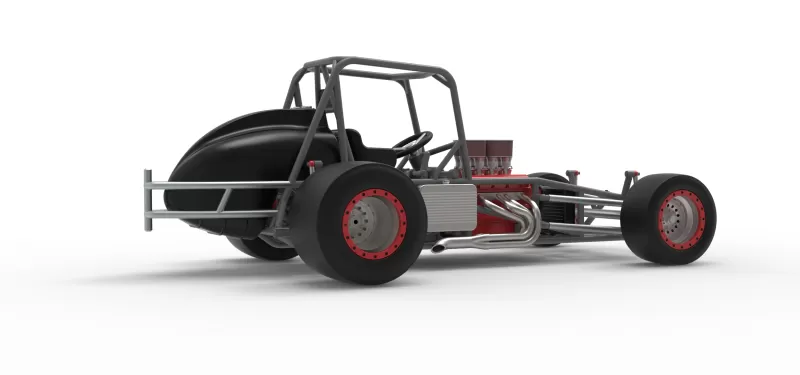 Vintage Pavement Silver Crown Car Base Scale 1:25 - Model preview 21