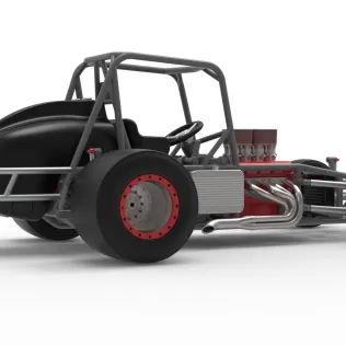 Vintage Pavement Silver Crown Car Base Scale 1:25 - Model thumbnail 21