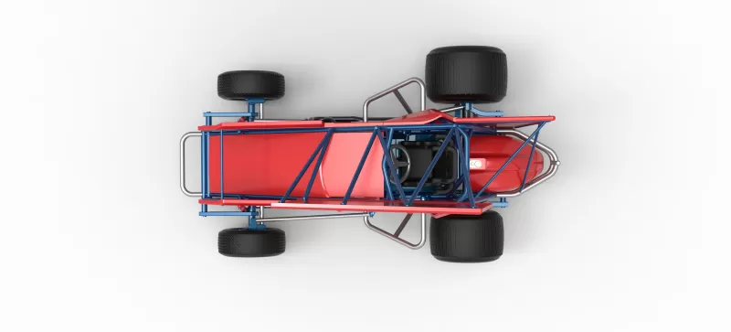 Winged Sprint car Version 2 Scale 1:25 - Model preview 11