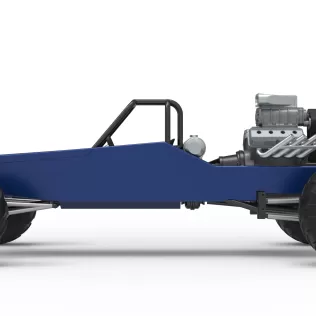 Vintage Mud dragster Scale 1:25 - Model thumbnail 9