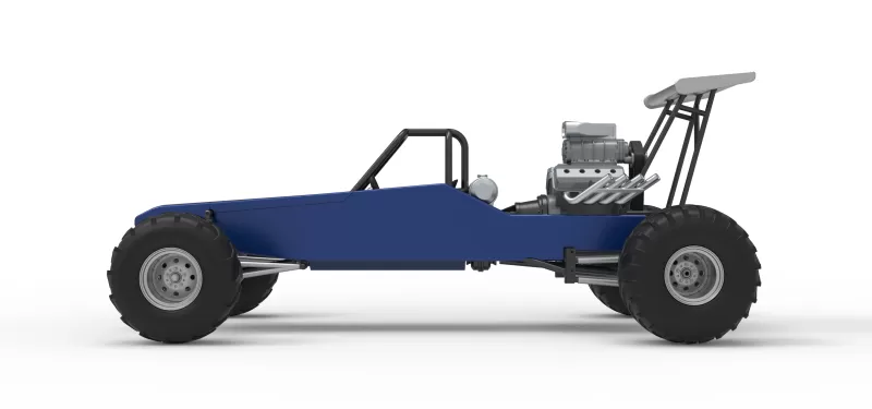 Vintage Mud dragster Scale 1:25 - Model preview 9