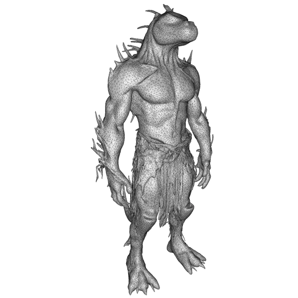 Beast Warriors Pack – Fantasy Creature 3D Models Kitbash - Model preview 19