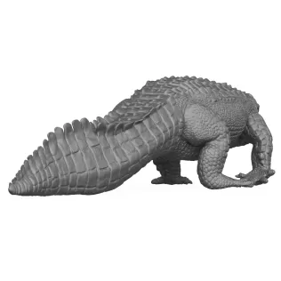 3D Printable Wild Animal Alligator