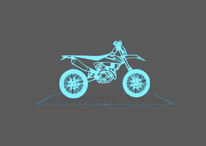 KTM - EXCF Wall Art - Model preview 2