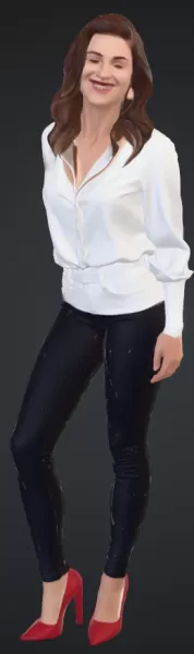 Frau mit bluse - Model preview 1