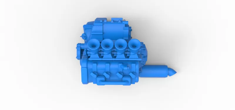 Engine of Three Quarter Midget Scale 1:25 - Model preview 9