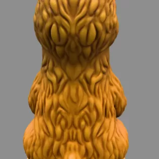 Cute Alpaca STL File – 3D Printable Figurine - Model thumbnail 4