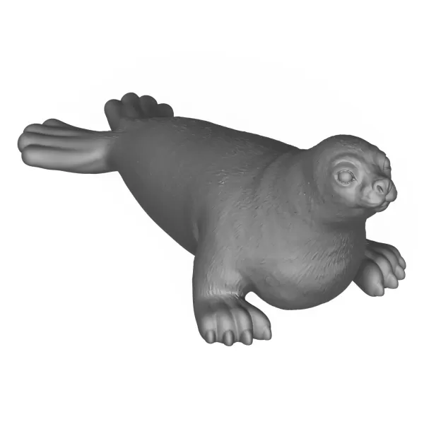 Seal Fish 3D Print Model - Model preview 4