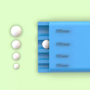 3D Round Shape Roller, 6-8-10-12 mm, Cake- Clay- Pottery- Cookie - Model thumbnail 3