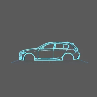 BMW - M140i 2019 Wall Art