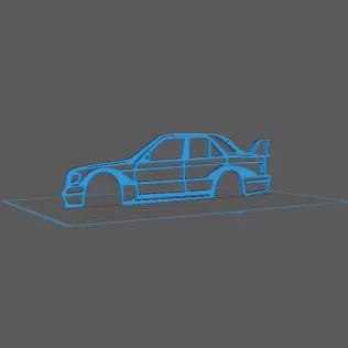 Mercedes - Evo 2 Wall Art - Model thumbnail 1