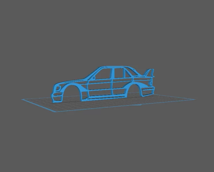 Mercedes - Evo 2 Wall Art - Model preview 1