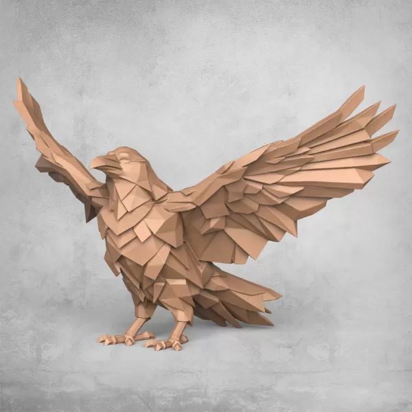 Crow Decorative Statue - Model preview 1