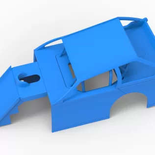 Shell of Mod Lite Race car Version 2 Scale 1:25 - Model thumbnail 2