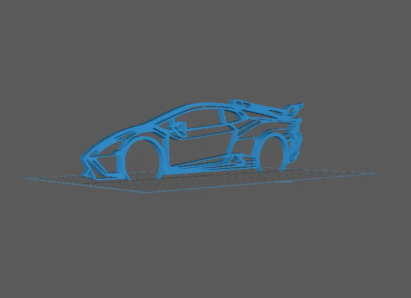 Lamborghini - Huracan Wall Art - Model preview 1