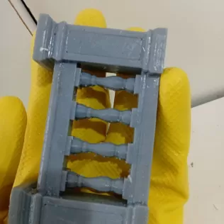 Architectural Balustrade – Resin Miniature Railing - Model thumbnail 7