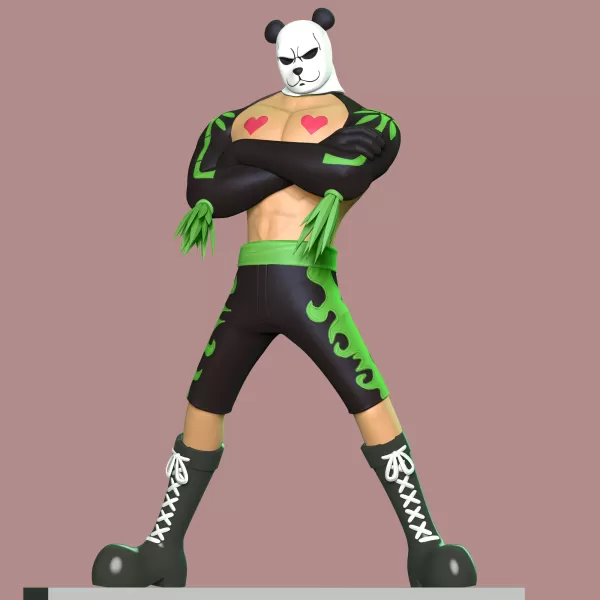 Pandaman - One Piece - Model preview 1