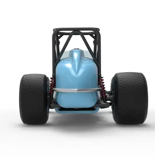 Dirt Silver Crown Champ car Scale 1:25 - Model thumbnail 16