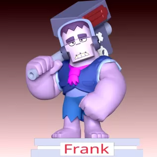 Frank Brawl Stars Fan Art - Model thumbnail 2
