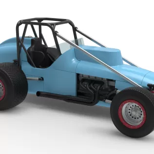 Dirt Silver Crown Champ car Scale 1:25 - Model thumbnail 24