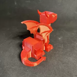 Medium Poly Baby RoboDragon - Model thumbnail 4